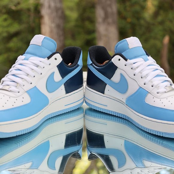 Nike Air Force 1 Low University Blue Custom - Picture 11 of 16